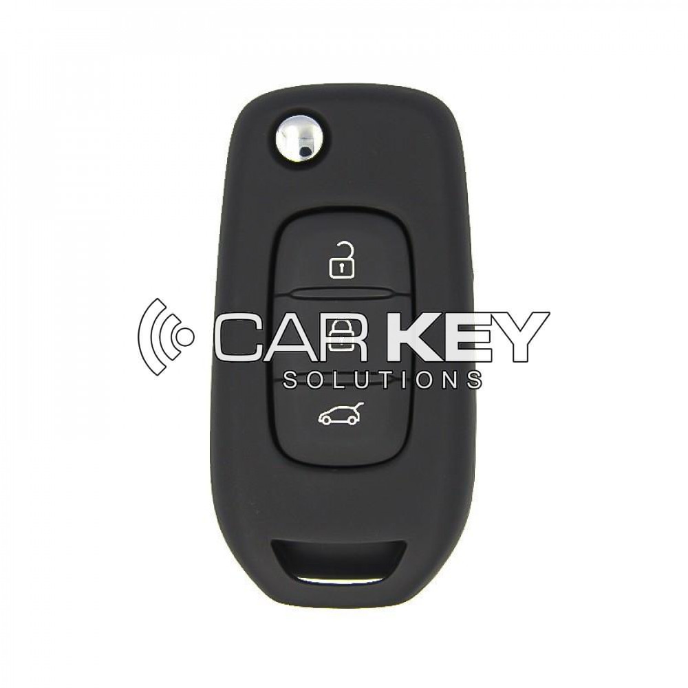 Renault Symbol Twingo Duster Sandero Flip-Funkschlüssel 3 Tasten 433 MHz AES PCF7961 Transponder HYN17 Klinge