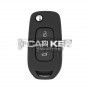 Renault Symbol Twingo Duster Sandero Flip-Funkschlüssel 3 Tasten 433 MHz AES PCF7961 Transponder HYN17 Klinge