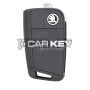 Skoda MQB 2020–2023 Original Klappfernbedienung (ohne Annäherungssensor), 3 Tasten, 433 MHz, 654959752C