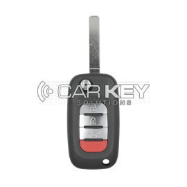 Smart ForTwo ForFour 2015-2017 Klappschlüssel 3+1 Tasten 433MHz