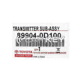 Smart-Fernschlüssel für Toyota Yaris 2014, 2 Tasten, 433 MHz, 89904-0D100