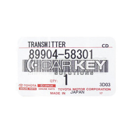 Toyota Alphard 2009–2012 Original Smart Remote Key 5 Tasten 433 MHz 89904–58301