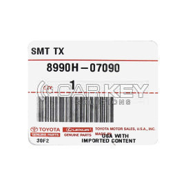 Toyota Avalon 2019–2022 Original Smart Remote Key 3+1 Tasten 433 MHz 8990H-07090