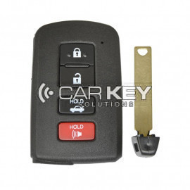 Toyota Camry Aurion Corolla 2014–2017 Smart Key 433 MHz 3+1 Tasten 89904-33460 / 89904-12340