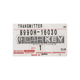 Toyota Corolla Cross 2020–2024 Original Smart-Fernbedienung 2+1 Taste 433 MHz 8990H-16030