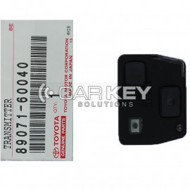 Toyota Corolla echte Fernbedienung gcc 2 Knopf 433 MHz 89071-60040 mit 4c Chip