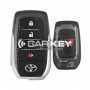 Toyota Fortuner 2016–2022 GR Sport Original Smart Remote Key 4 Tasten 433 MHz