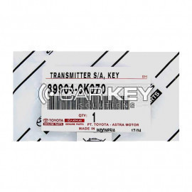 Toyota Fortuner 2016-2024 Smart-Remote-Schlüssel 3 Tasten 433MHz 89904-0K070 / 89904-0K071 / 89904-0KK90