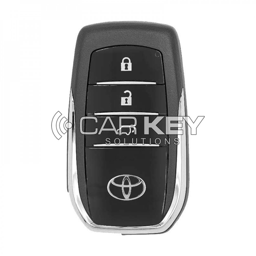 Toyota Fortuner 2016-2024 Smart-Remote-Schlüssel 3 Tasten 433MHz 89904-0K070 / 89904-0K071 / 89904-0KK90