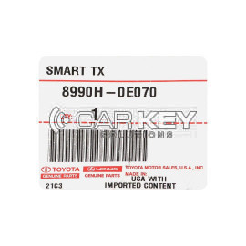 Toyota Highlander 2019 Original Smart Remote Key 2 Tasten 433 MHz 8990H-0E070
