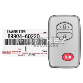 Toyota Land Cruiser 2007–2008 Original Smart Key 3 Tasten 433 MHz 89904–60220