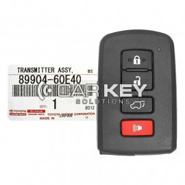 Toyota Land Cruiser 2016-2017 Original Smart Key Fernbedienung 433 MHz 89904-60E40