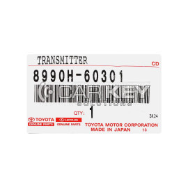 Toyota Land Cruiser 2022–2024 Original Smart-Fernschlüssel 2 Tasten 433,58/434,42 MHz 8990H-60301