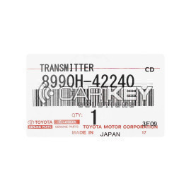 Toyota Rav4 2019–2023 Original Smart-Fernschlüssel 3 Tasten 433 MHz 8990H-42240