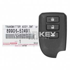 Toyota Vios Yaris 2014 Original Smart-Fernschlüssel 433 MHz 89904-52491/89904-52492