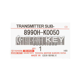 Toyota Yaris, Corolla Cross 2024 Original Smart-Fernschlüssel 2 Tasten 433 MHz 8990H-K0050