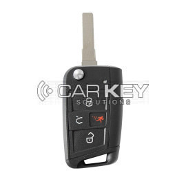 Volkswagen Flip Remote Key Proximity Typ 3+1 Tasten 315 MHz MQB Transponder