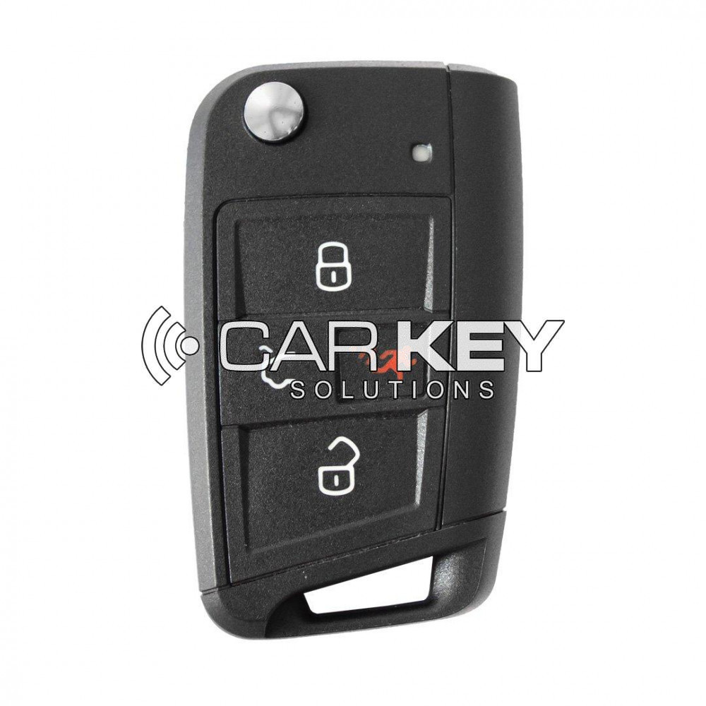 Volkswagen Flip Remote Key Proximity Typ 3+1 Tasten 433 MHz MQB Transponder