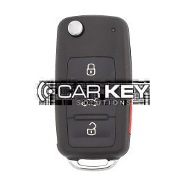 Volkswagen Jetta 2017 Flip Remote Key UDS Typ 3+1 Button 315MHz MQB Transponder