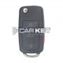 Volkswagen Touareg Klappschlüssel 3+1 Tasten 433MHz PCF7946 Transponder
