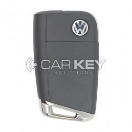 Volkswagen VW 2020–2023 MQB AG/BB Klappschlüssel mit Fernbedienung, 3 Tasten, 433 MHz, HU162-Schlüsselbart, 5G0959752BB