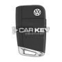 Volkswagen VW Neueste Proximity Original Flip Funkschlüssel 3 Tasten 433MHz 5C Transponder 2G6959752D