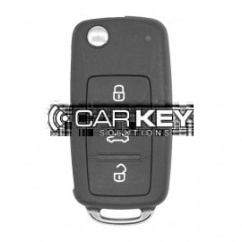 Volkswagen VW Touran Passat UDS Original Flip Remote Näherungsschlüssel 3 Tasten 433MHz 5K0 837 202 AJ / 5K0 959 753 AG