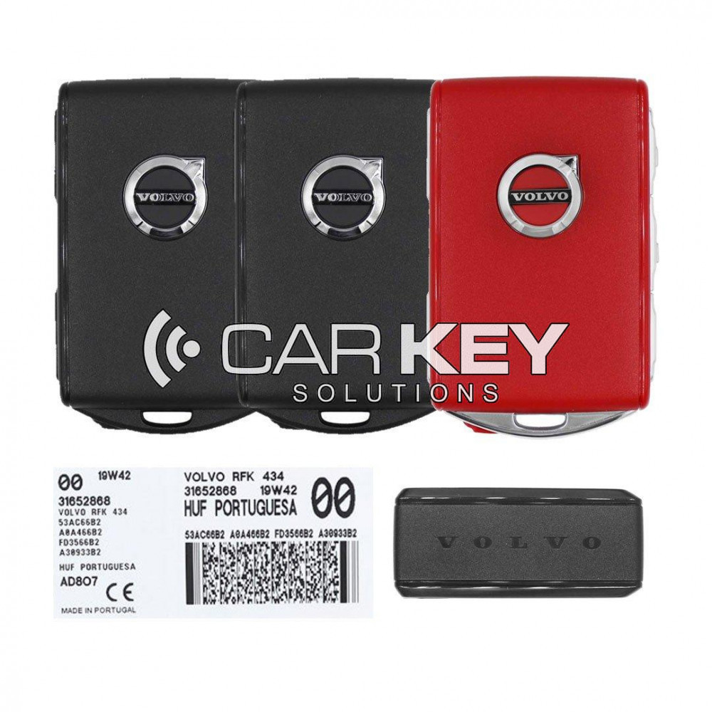 Volvo Original-Smart-Remote-Schlüssel-Set, 4 Tasten, 434 MHz, 31652868