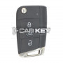 VW MQB Flip Proximity Funkschlüssel 433MHz 3 Tasten HU162 Blade 5G6 959 752 AB
