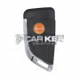 Xhorse Flip Remote Key 3 + 1 Tasten Messer Stil Silber Farbe Drahttyp XKKF20EN