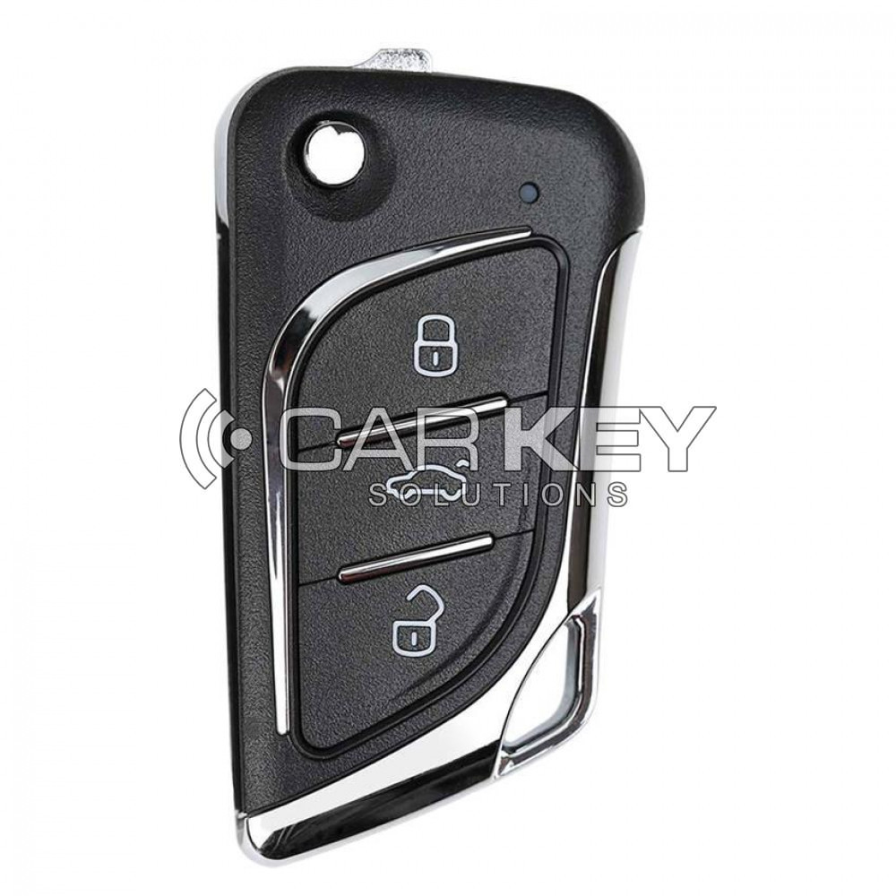 Xhorse Flip Remote Key 3 Tasten Messerart Drahttyp XKLKS0EN