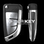 Xhorse Flip Remote Key 3 Tasten Silber Farbe Drahttyp XKKF23EN