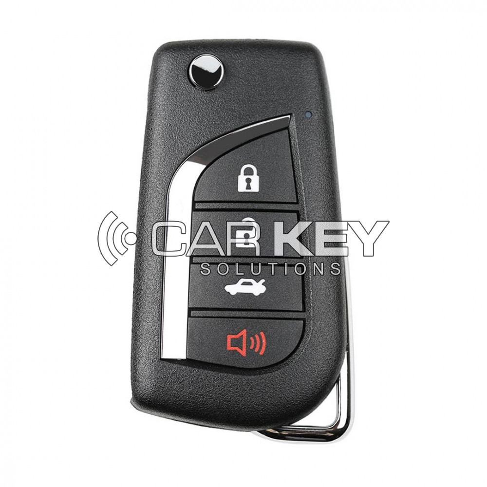 Xhorse Flip Remote Key Kabel Universal 4 Tasten Toyota Typ XKTO10EN