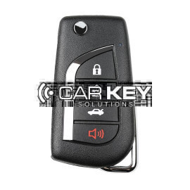 Xhorse Flip Remote Key Kabel Universal 4 Tasten Toyota Typ XKTO10EN