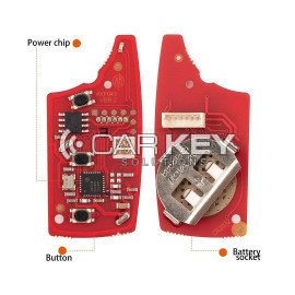 Xhorse Gen2 Universal-Fernschlüssel mit Kabel, 3 Tasten, Hyundai Typ XKHY25EN