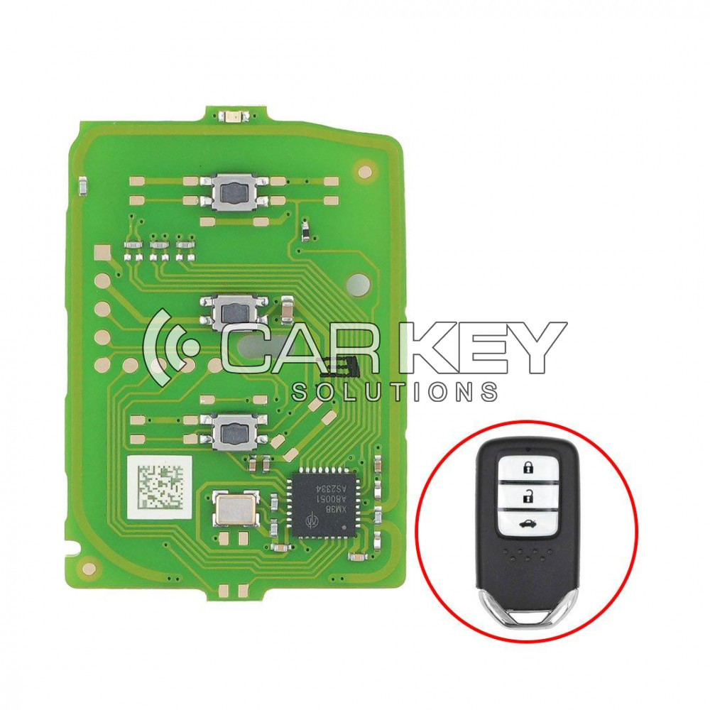 Xhorse Honda Universal Smart Remote Key PCB 3 Tasten XZBT41EN