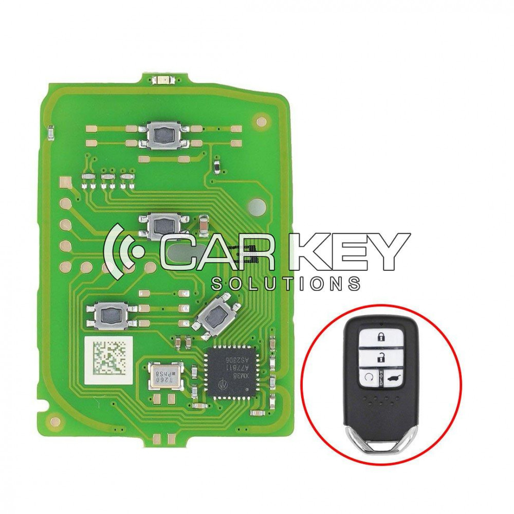 Xhorse Honda Universal Smart Remote Key PCB 4 Tasten XZBT40EN