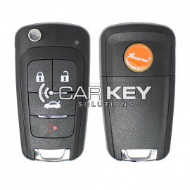 Xhorse Kabelgebundener Funkschlüssel Klapptyp 4 Tasten GM Style XKBU01EN