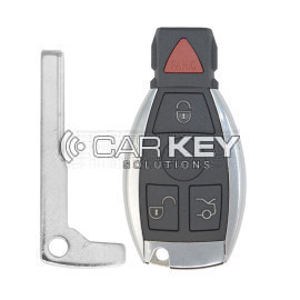 Xhorse Mercedes BGA Chrome 433-315MHz PCB + Aftermarket Shell 4 Tasten