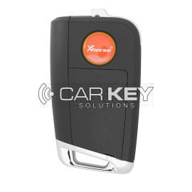 Xhorse Universal Wire Flip Remote Key 3 Tasten MQB Stil XKMQB5EN Mit Chip Halter