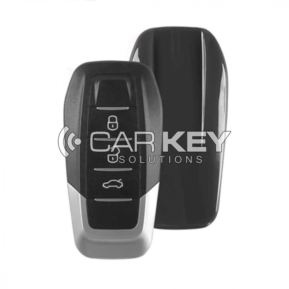 Xhorse Universal-Fernbedienungsschlüssel mit 3 Tasten für VVDI-Schlüsselwerkzeug, schwarze Rückseitenabdeckung XKFEF5EN