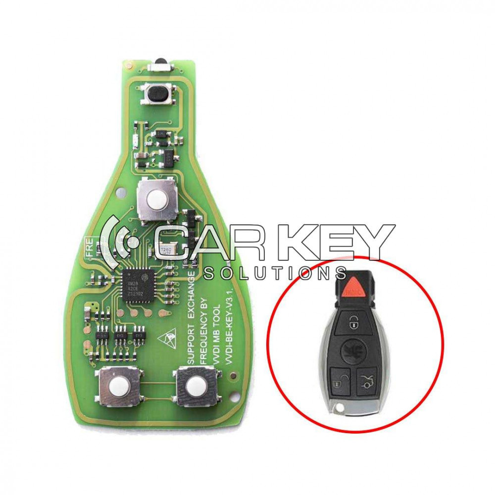Xhorse VVDI BE Mercedes Benz BGA PCB 4 Tasten 315/433 MHz XNBZ01