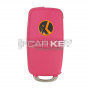 Xhorse VVDI Key Tool VVDI2 Wire Flip Remote Key 3 Tasten Pink XKB502EN