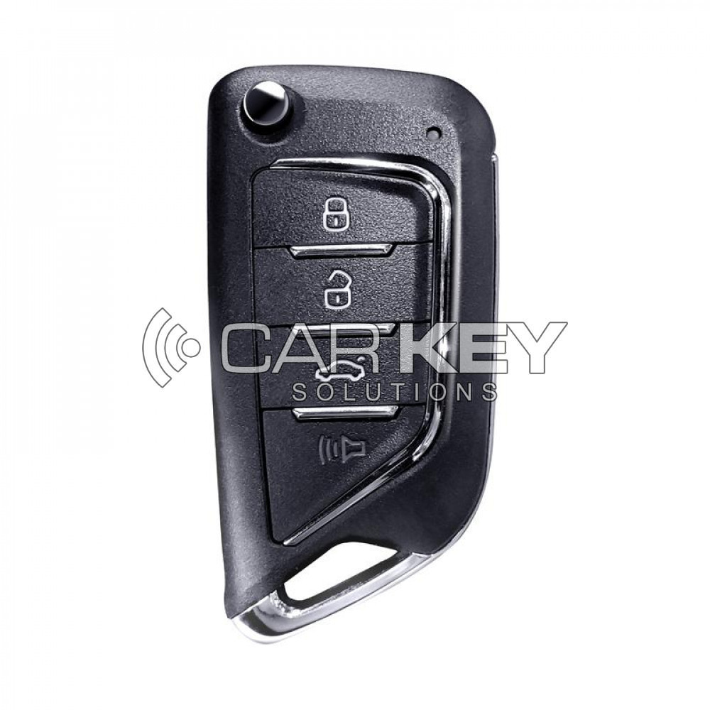 Xhorse VVDI Key Tool VVDI2 Wire Flip Remote Key 4 Tasten Typ XKCD02EN