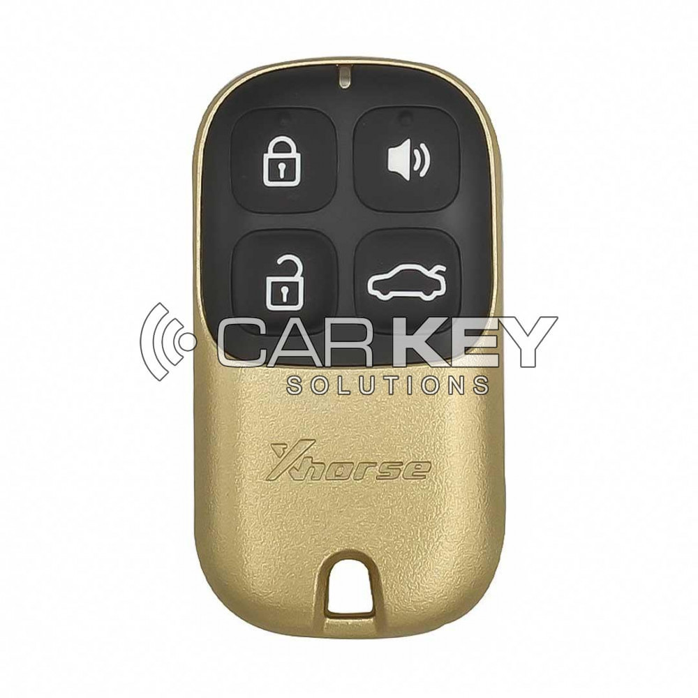 Xhorse VVDI Key Tool VVDI2 Wire Garage Remote Key 4 Tasten Golden Type XKXH02EN