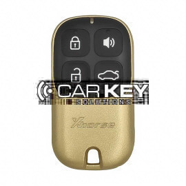 Xhorse VVDI Key Tool VVDI2 Wire Garage Remote Key 4 Tasten Golden Type XKXH02EN