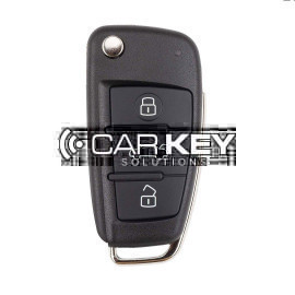 Xhorse VVDI Schlüssel Werkzeug VVDI2 Draht Flip Remote Key 3 Taste Audi Typ XKA620EN