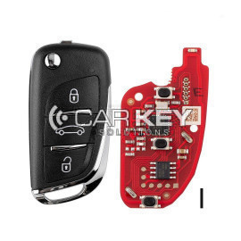 Xhorse VVDI Schlüssel Werkzeug VVDI2 Draht Flip Remote Key 3 Taste XKDS20EN