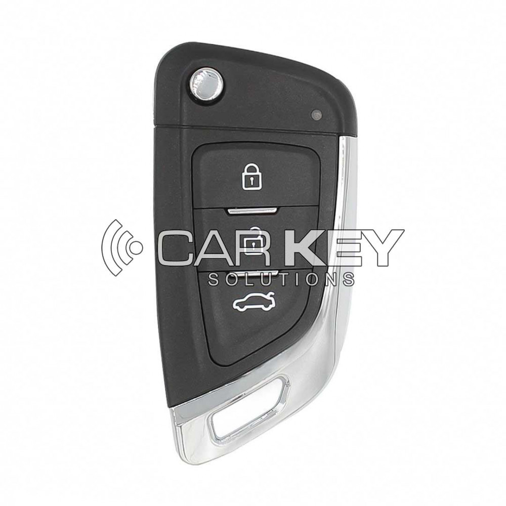 Xhorse VVDI Schlüssel Werkzeug VVDI2 Draht Flip Remote Key 3 Tasten Messer Stil XKKF03EN