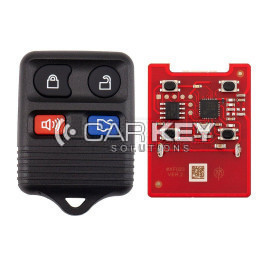 Xhorse VVDI Schlüssel Werkzeug VVDI2 Draht Remote Key 3 + 1 Taste Ford Medaille Typ XKFO22EN